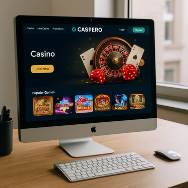Caspero Casino - Desktop Platform Design - Norwegian Interface